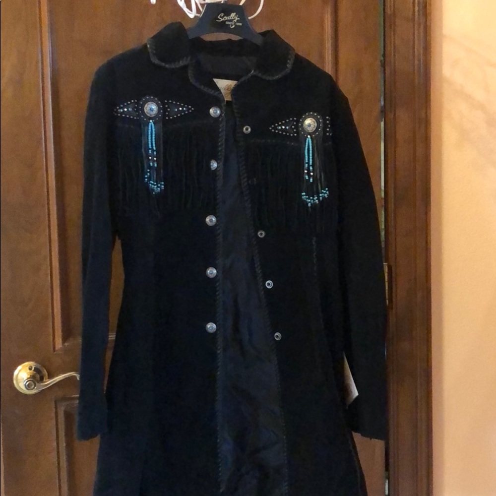 Scully coat boat coat black